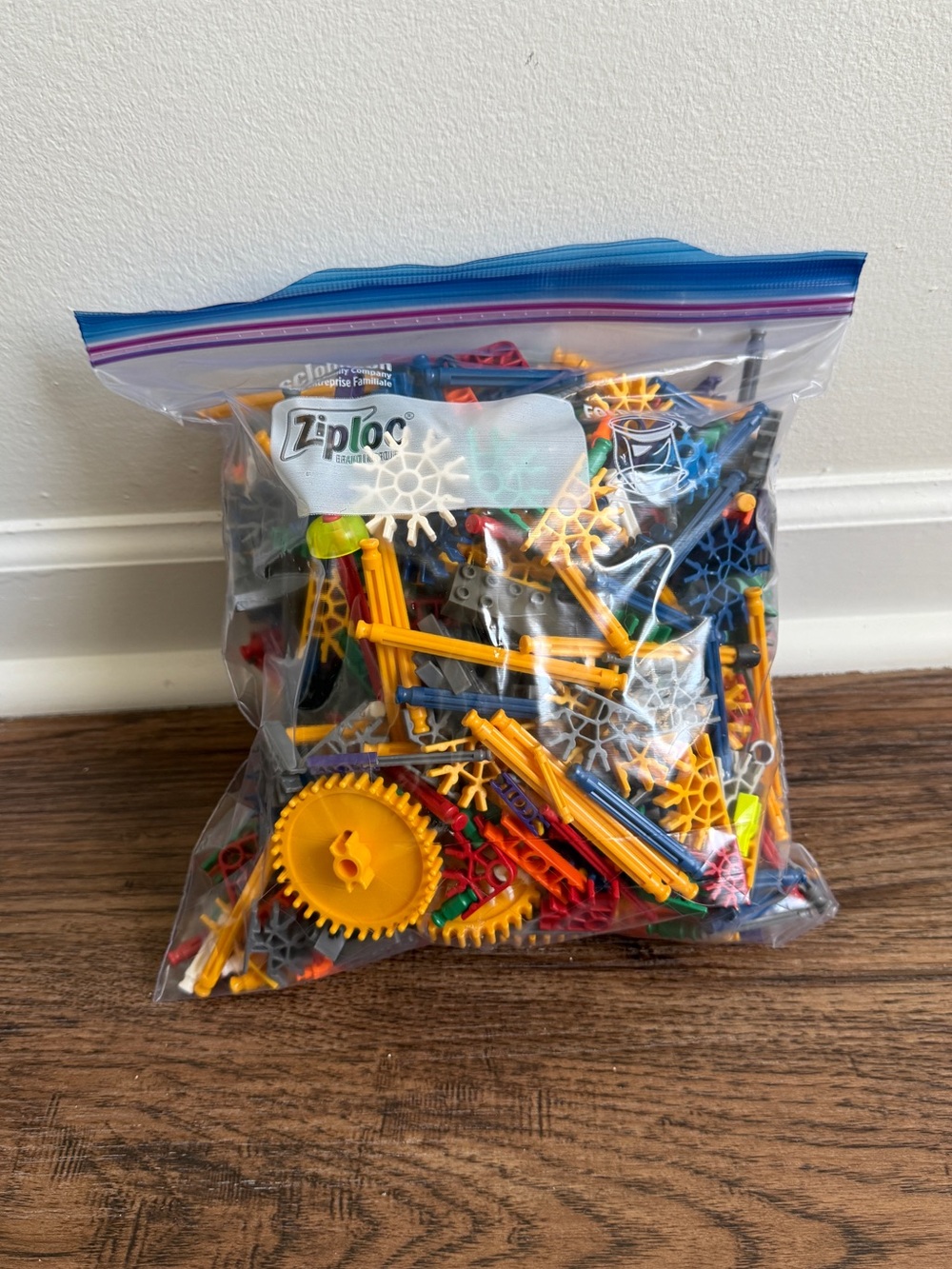 300+ KNEX Rods & Connectors Random Mixed Bulk Lot Small Parts Pieces K'NEX